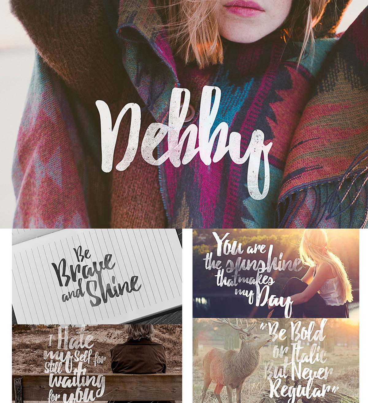 Debby-brush-font