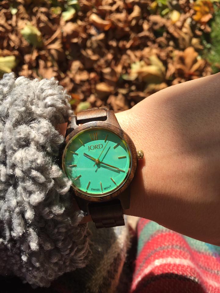 Autumn walk with my JORD Wood Watch