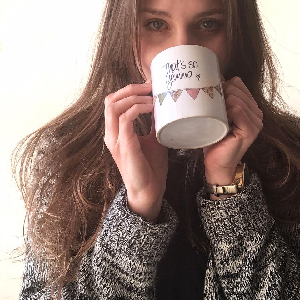 That's so Gemma personalised mug ideal work space