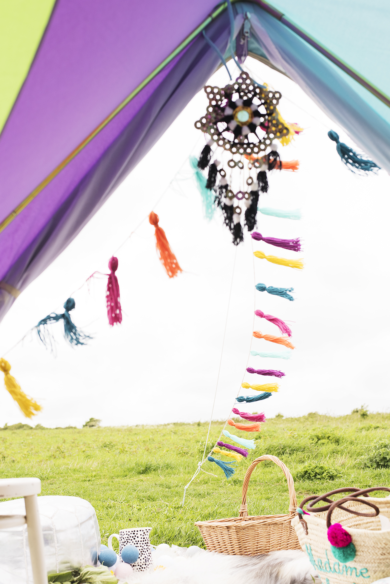 DIY Tassel Garland - From Camping Geek to Festival Chic