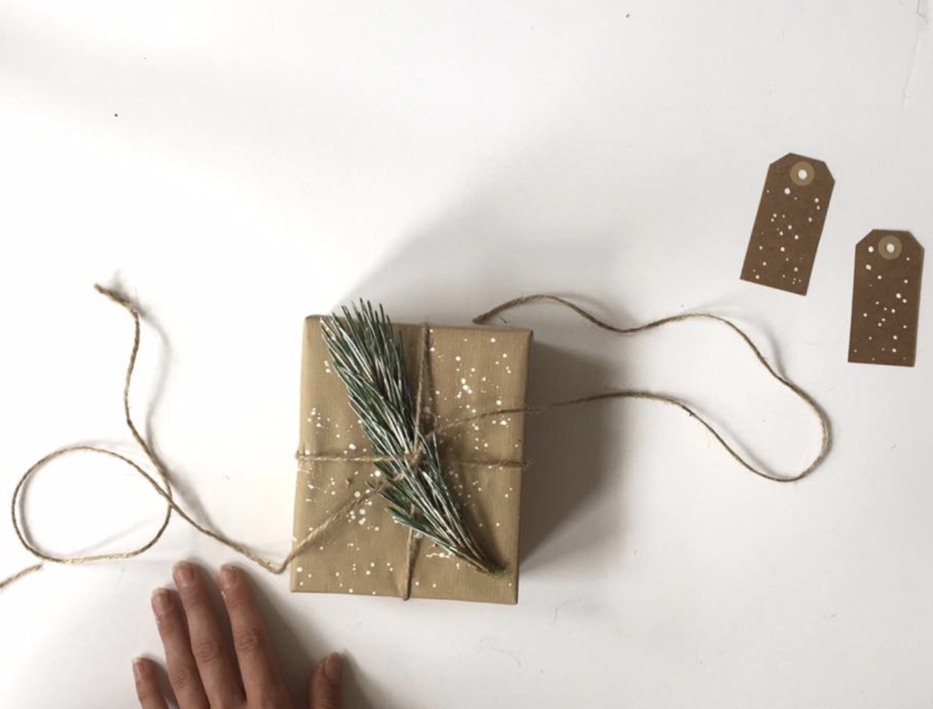 Christmas gift wrap