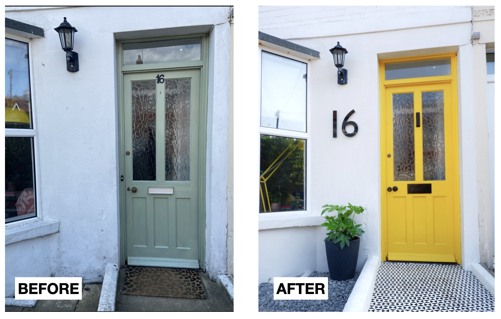 BEFORE AND AFTER GARDEN MAKEOVER