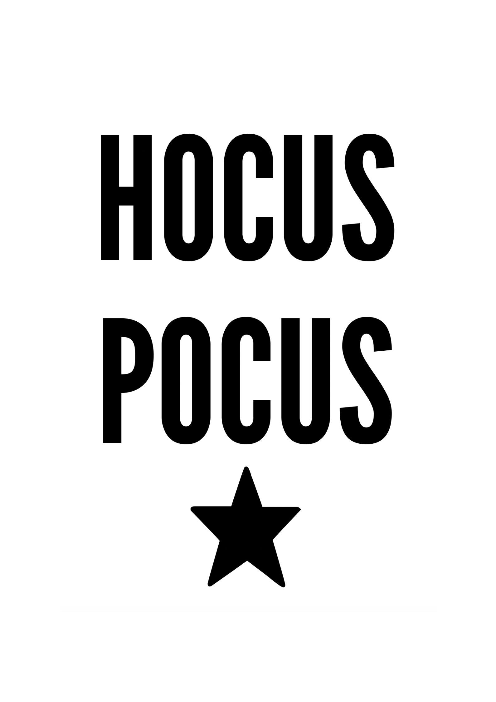 Hocus Pocus PRINT